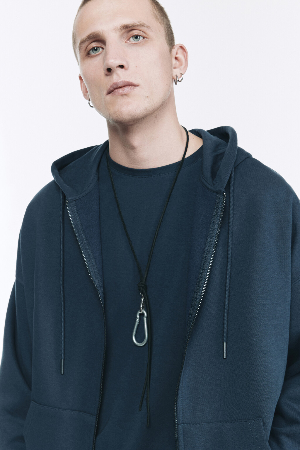 Футболка хлопковая базовая - цвет синий - 2