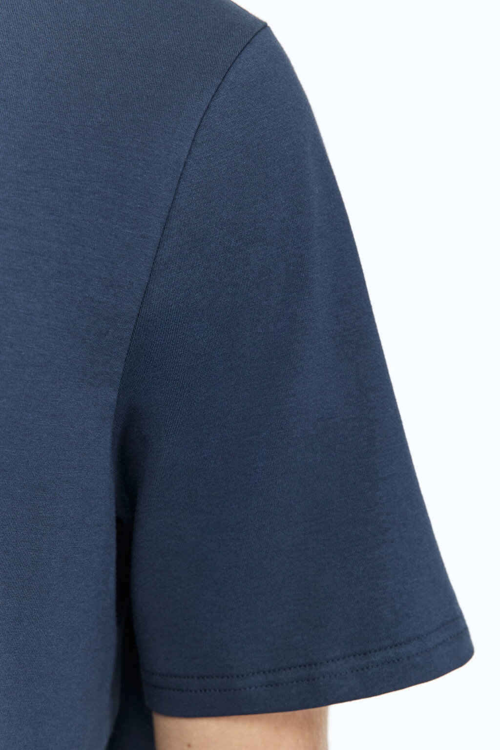 Футболка хлопковая базовая - цвет синий - 7