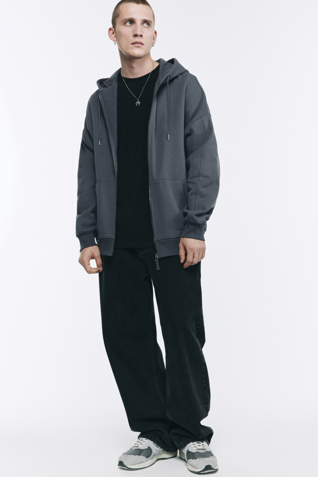 Футболка хлопковая базовая - цвет черный - 6