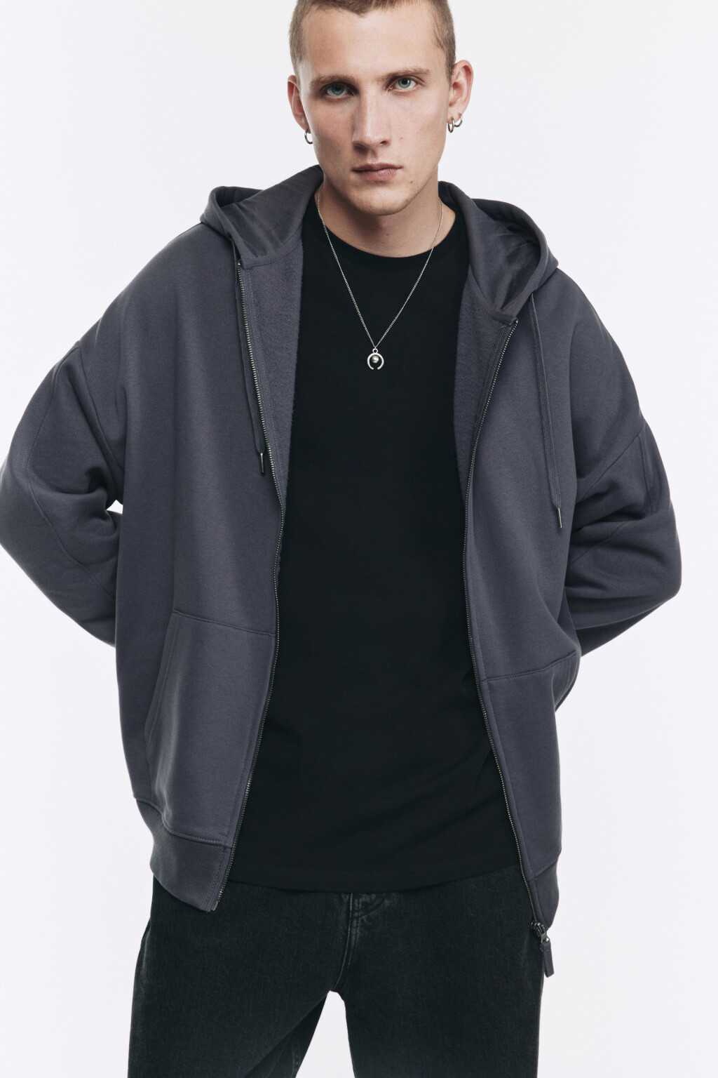 Футболка хлопковая базовая - цвет черный - 7