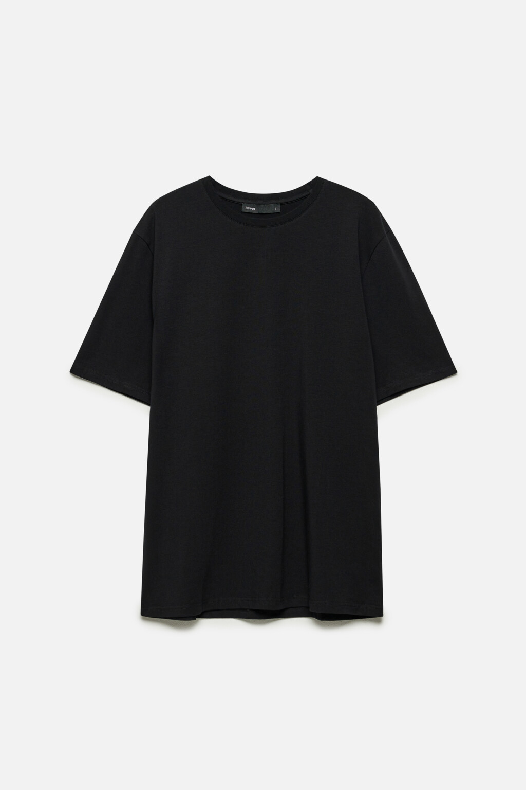 Футболка хлопковая базовая - цвет черный - 8