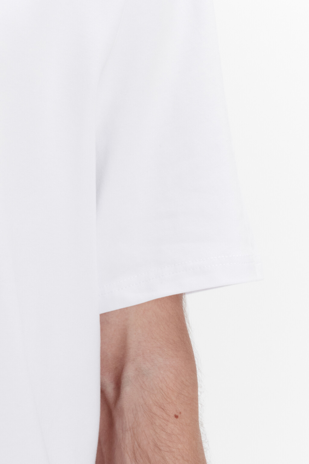 Футболка хлопковая базовая - цвет белый - 6