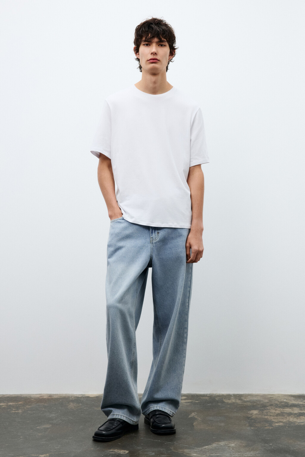 Футболка хлопковая базовая - цвет белый - 5