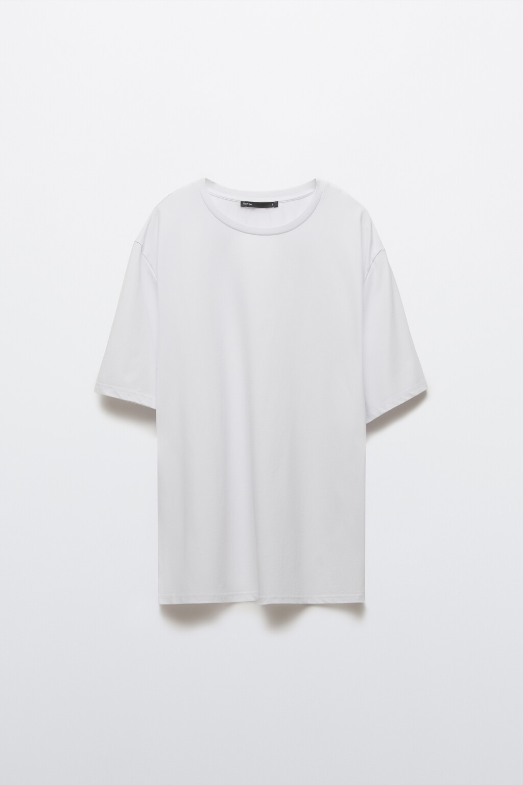 Футболка хлопковая базовая - цвет белый - 7