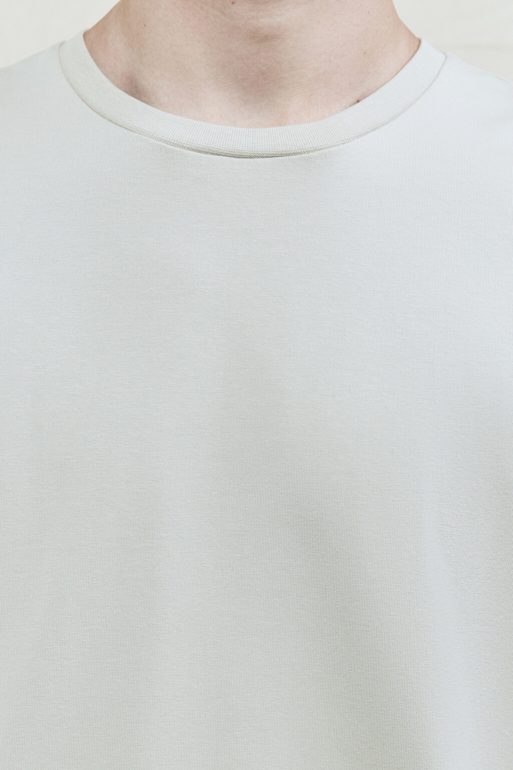 Футболка хлопковая базовая - цвет бежевый - 6