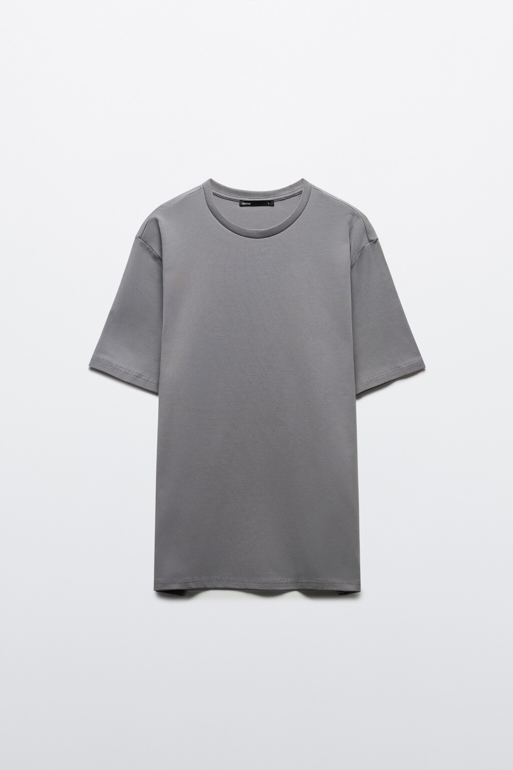 Футболка хлопковая базовая - цвет серый - 7