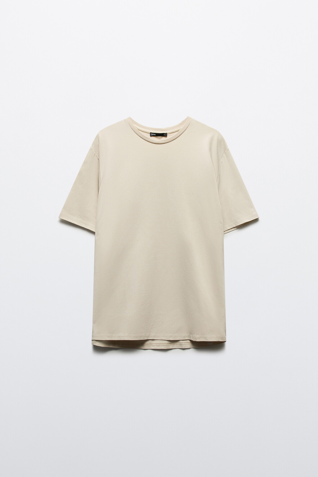 Футболка хлопковая базовая - цвет бежевый - 7