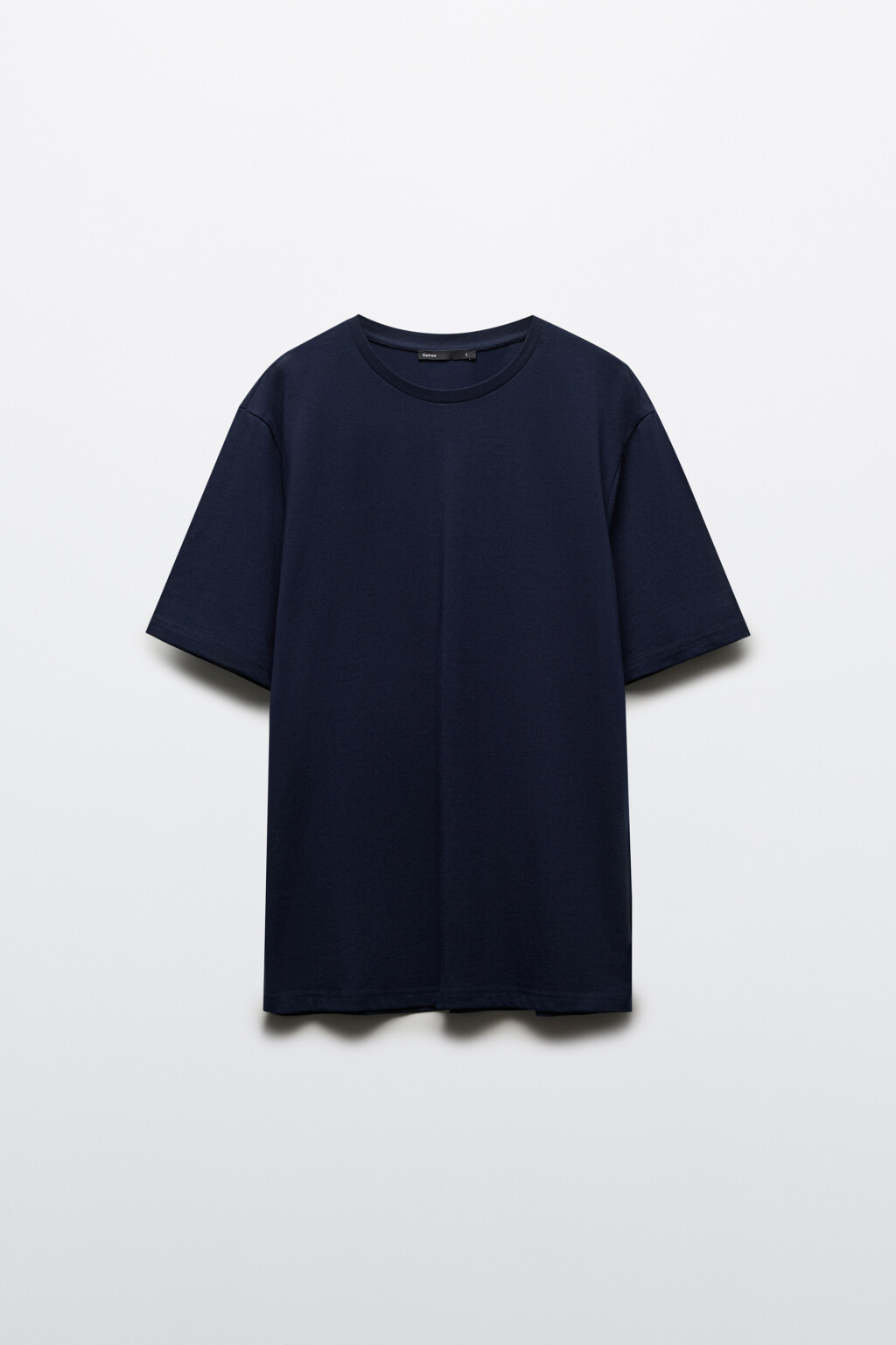 Футболка хлопковая базовая - цвет синий - 1