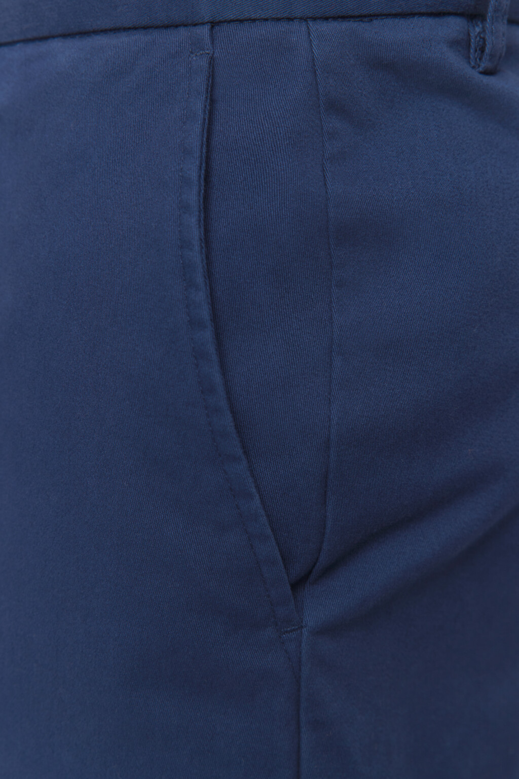 Брюки-чинос костюмные из твиловой ткани - цвет синий - 6