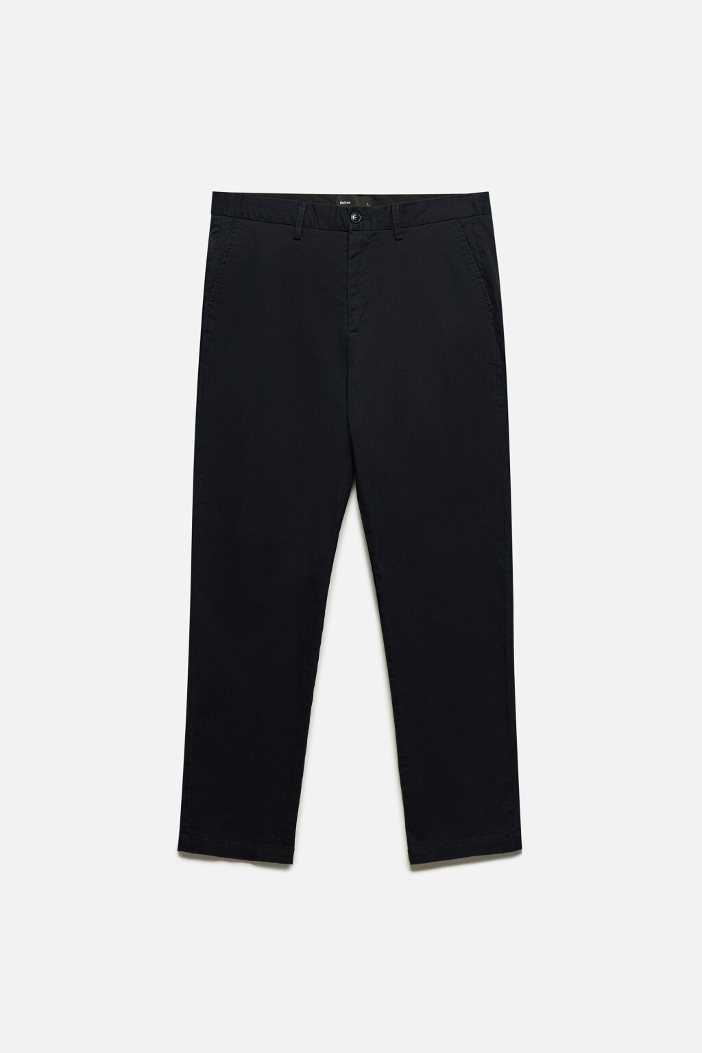 Брюки-чинос костюмные из твиловой ткани - цвет синий - 8