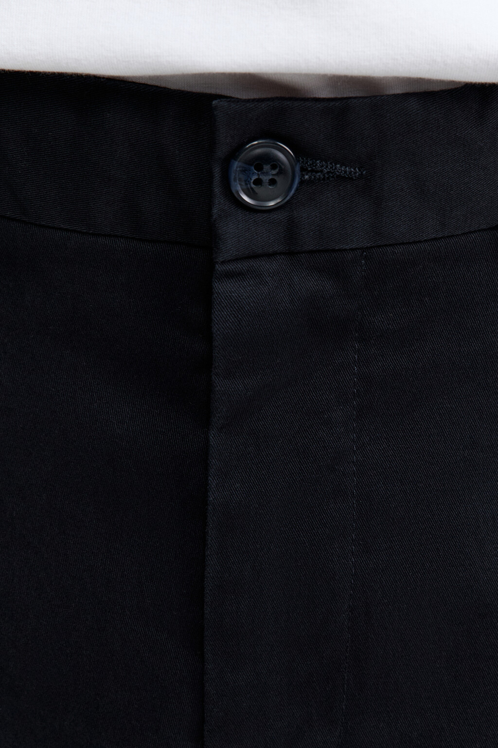 Брюки-чинос костюмные из твиловой ткани - цвет синий - 6
