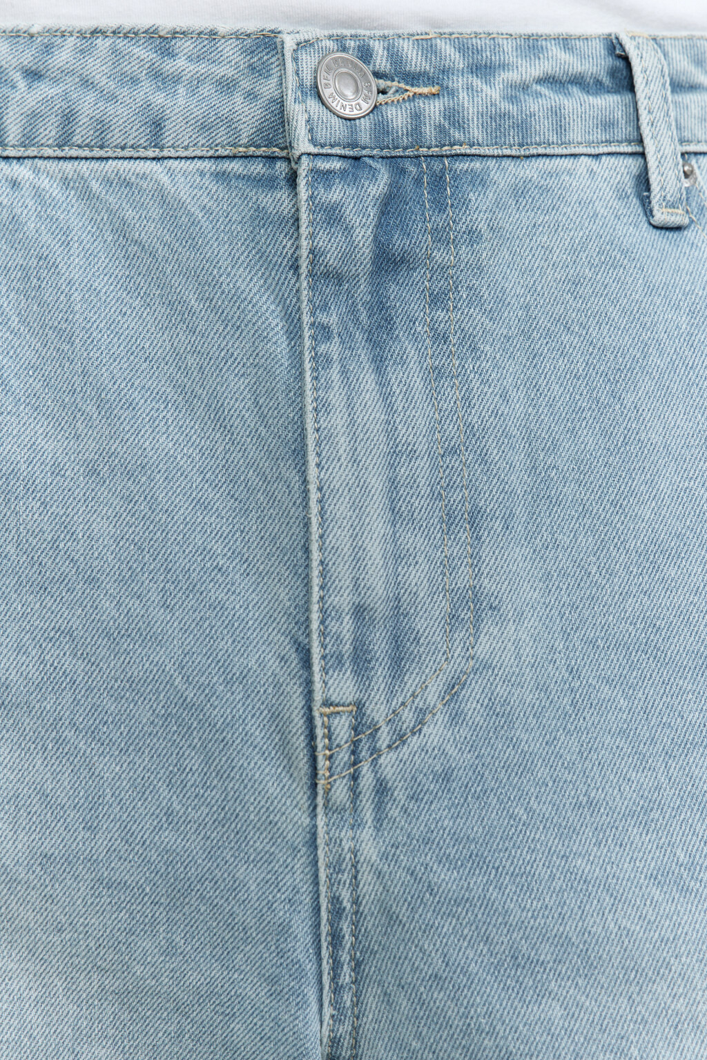 Джинсы зауженные базовые со средней посадкой - цвет голубой - 6