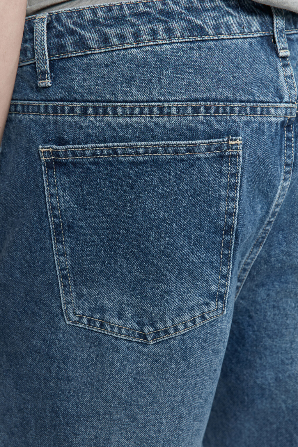 Джинсы зауженные базовые со средней посадкой - цвет голубой - 7