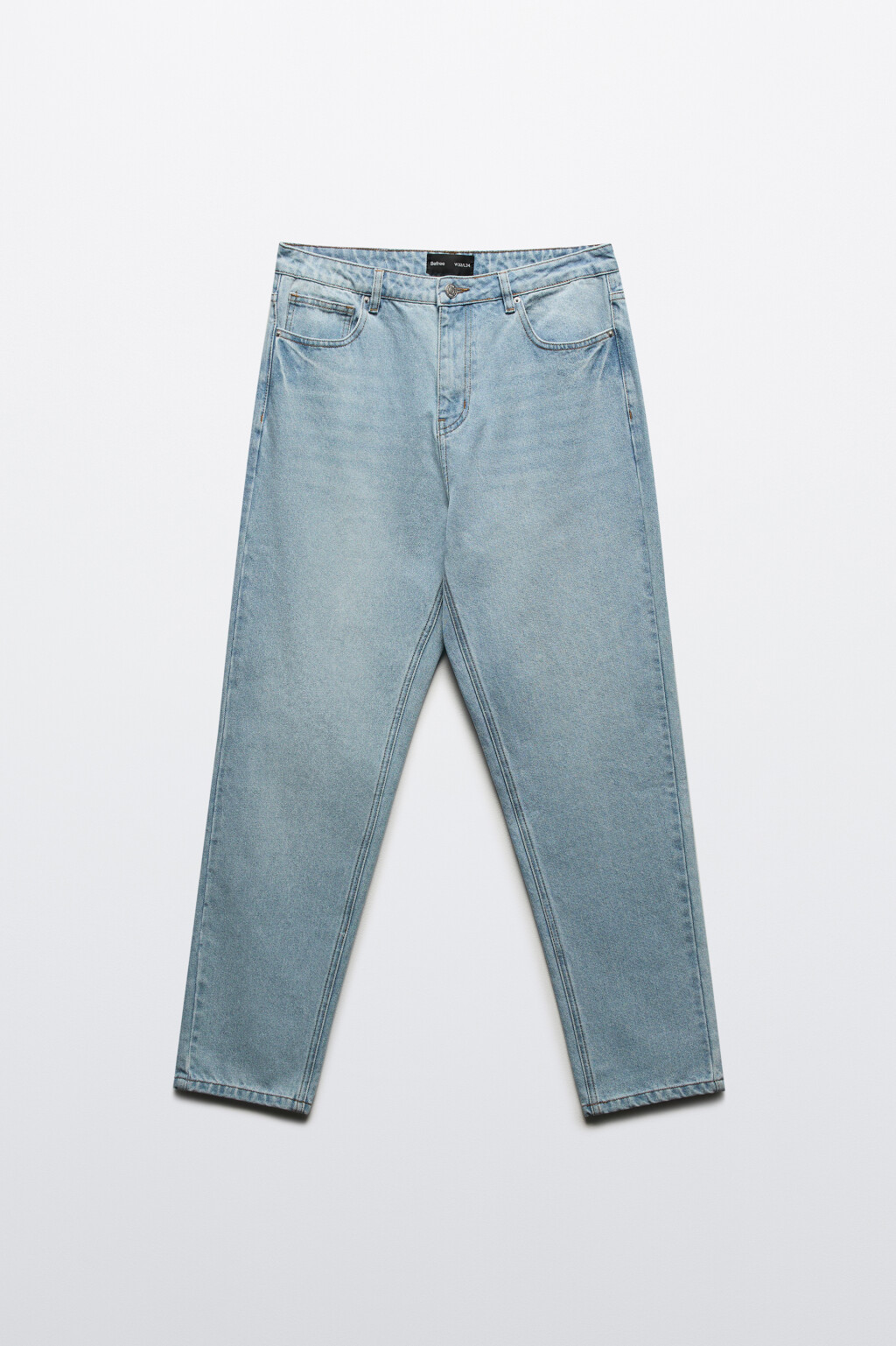 Джинсы зауженные базовые - цвет голубой - 7