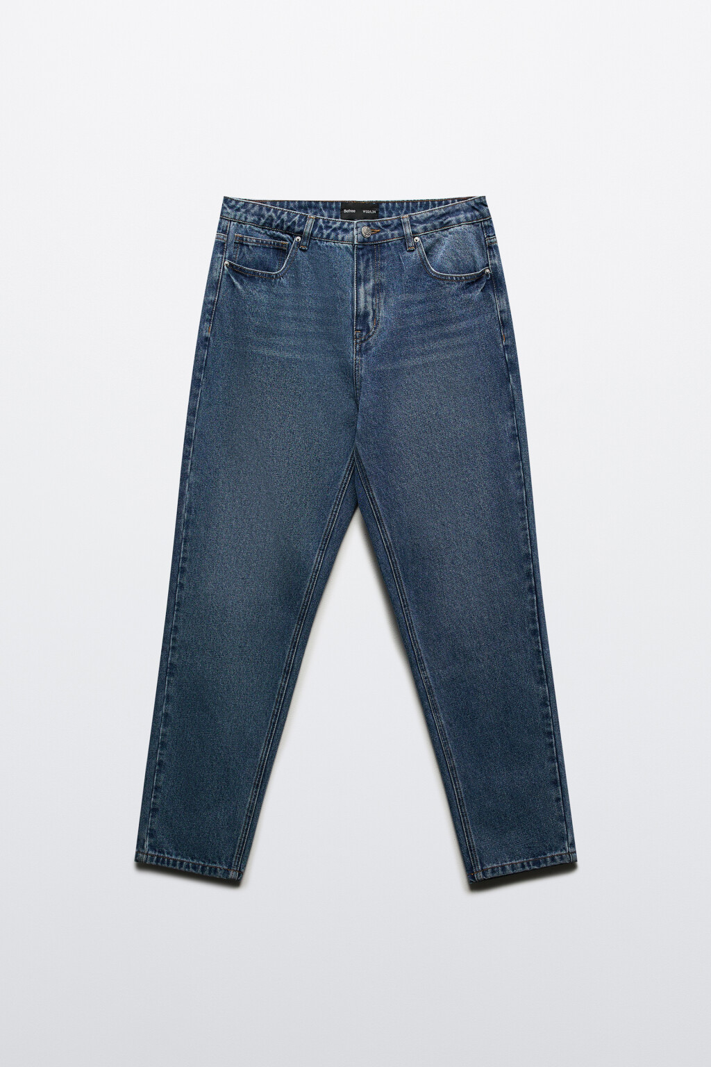 Джинсы зауженные базовые - цвет голубой - 7