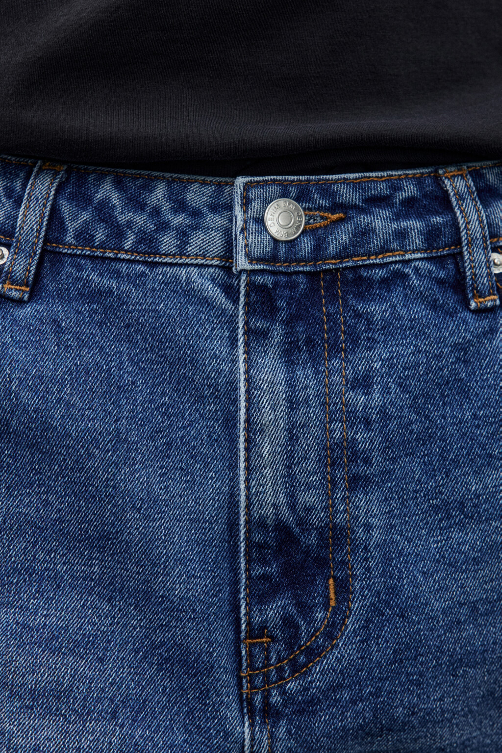 Джинсы зауженные базовые - цвет голубой - 5