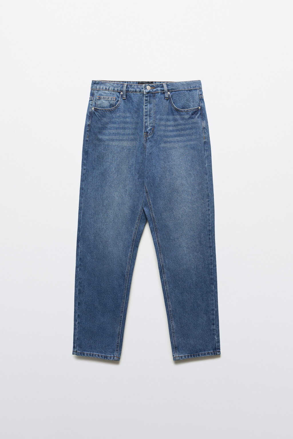 Джинсы зауженные базовые - цвет голубой - 7