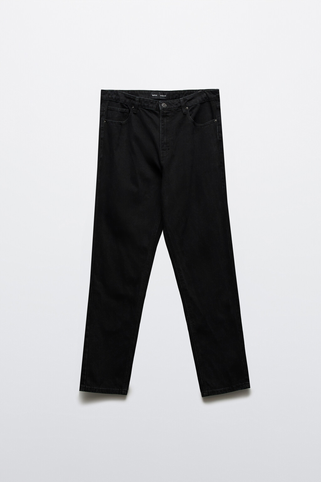 Джинсы зауженные базовые - цвет черный - 1