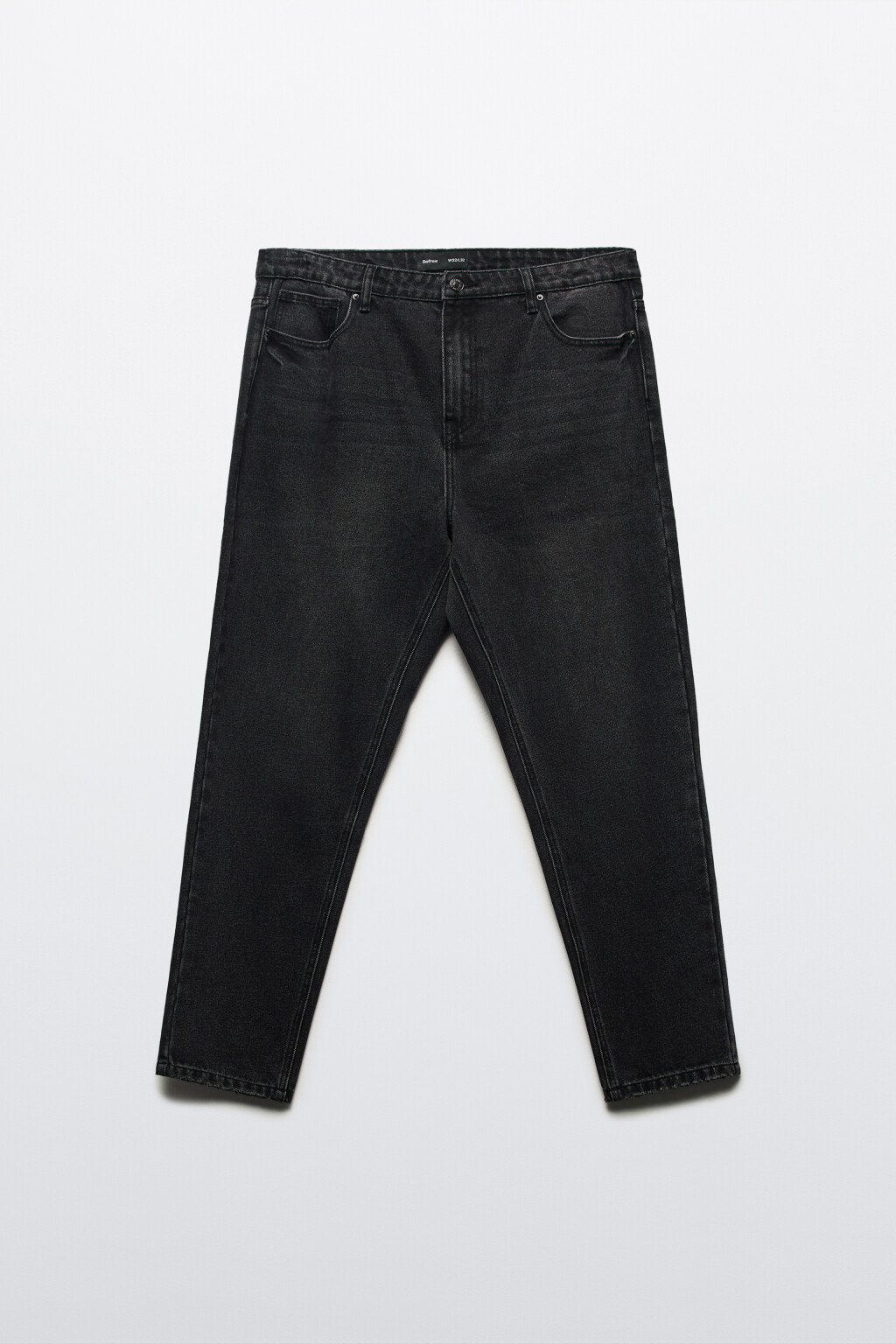 Джинсы tapered fit зауженные - цвет черный - 7