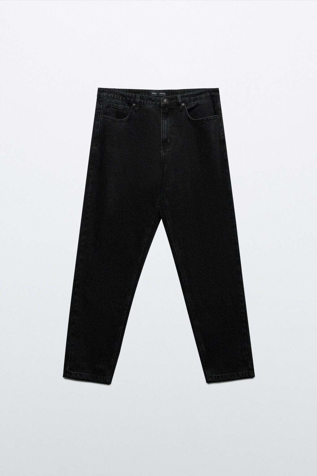 Джинсы зауженные со средней посадкой - цвет черный - 8