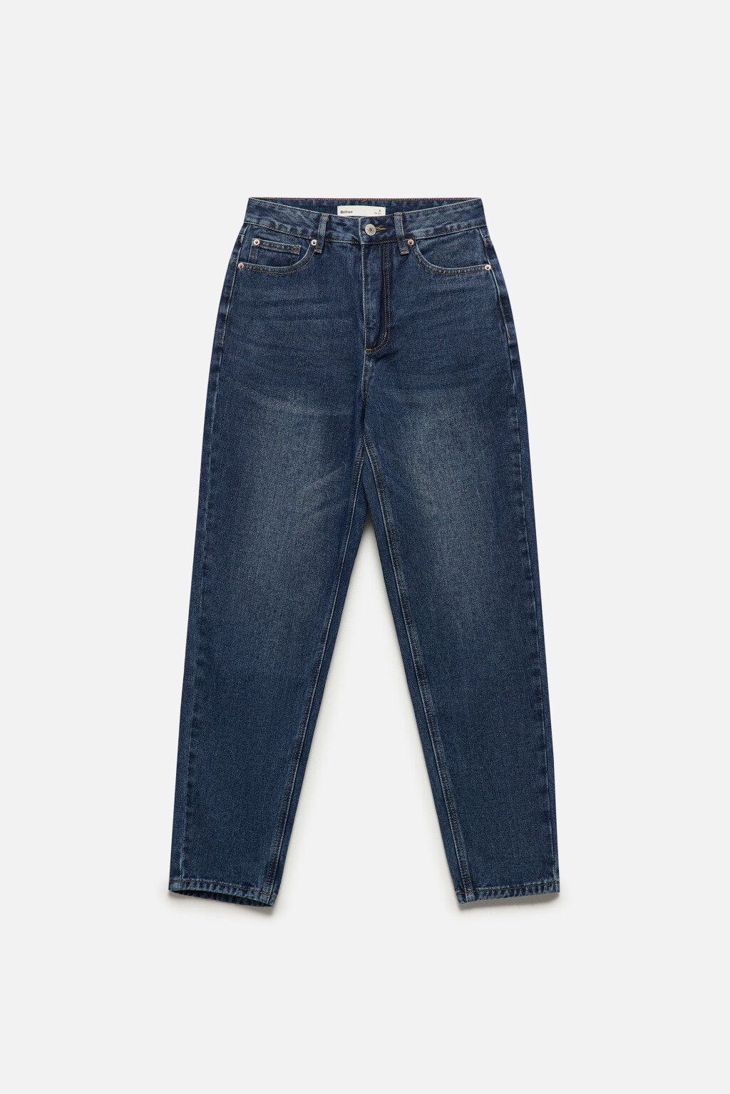 Джинсы mom's с высокой посадкой - цвет голубой - 8