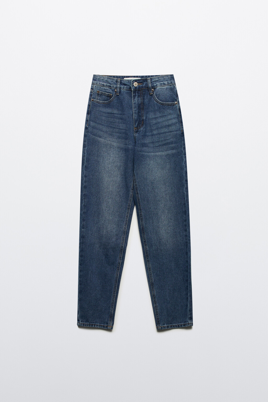 Джинсы mom fit с высокой посадкой - цвет голубой - 8