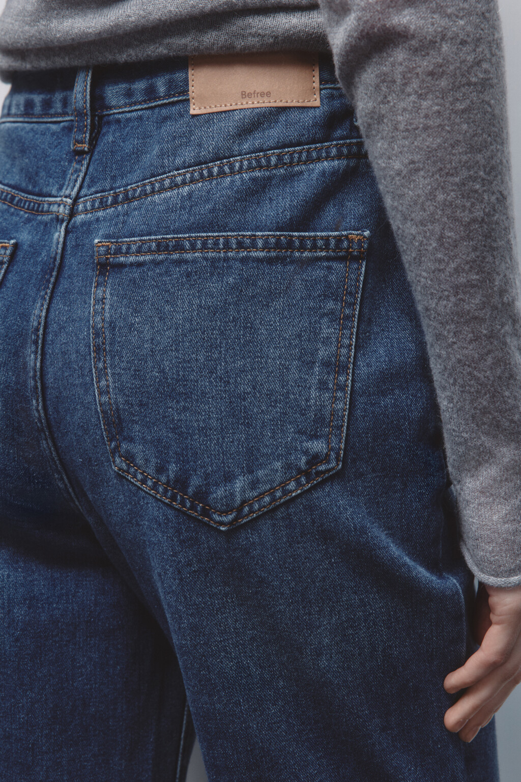 Джинсы mom fit с высокой посадкой - цвет голубой - 6