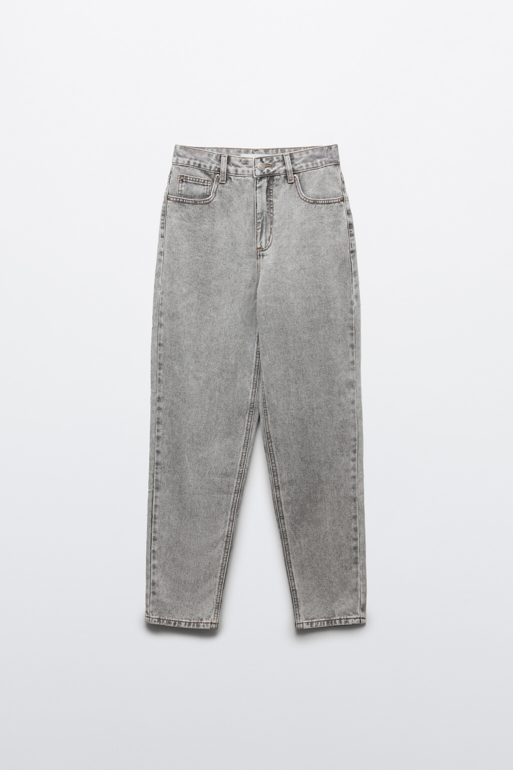 брюки джинсовые женские - цвет серый - 1