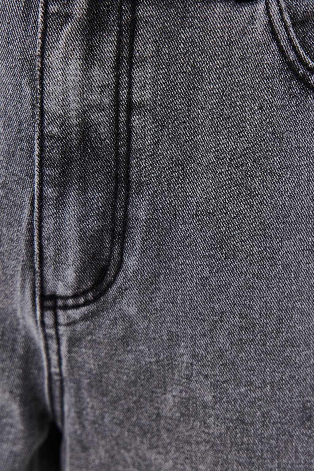 Джинсы MOM базовые с высокой посадкой - цвет серый - 5