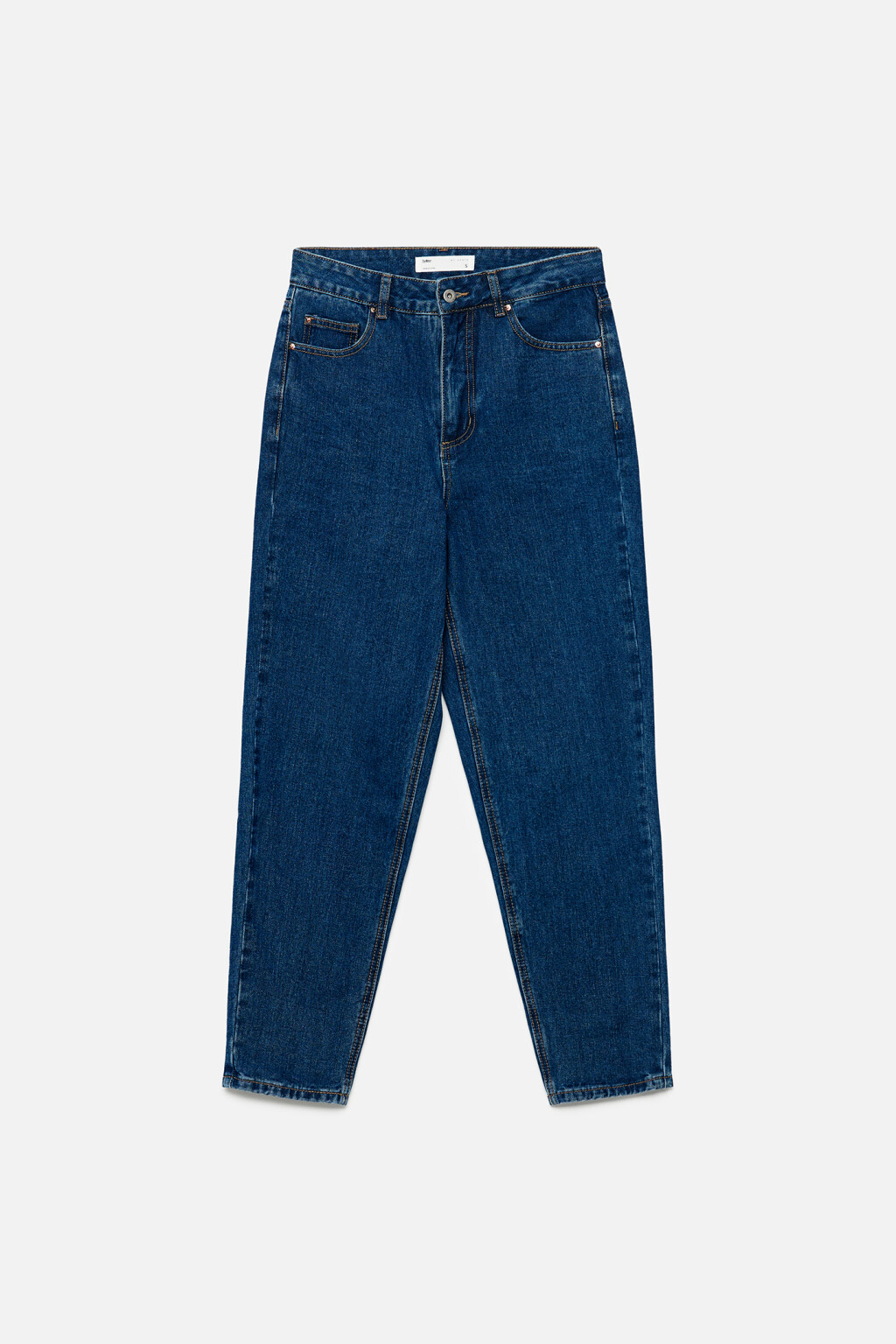 Джинсы MOM классические с высокой посадкой - цвет голубой - 8