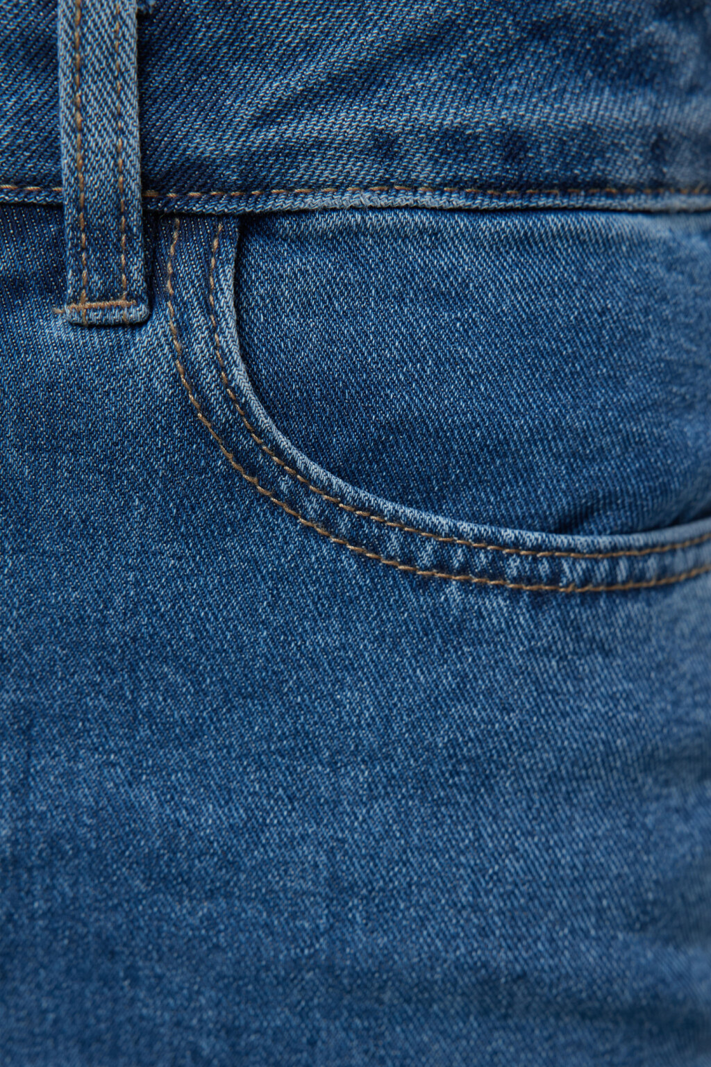 Джинсы mom's укороченные с высокой посадкой - цвет голубой - 6