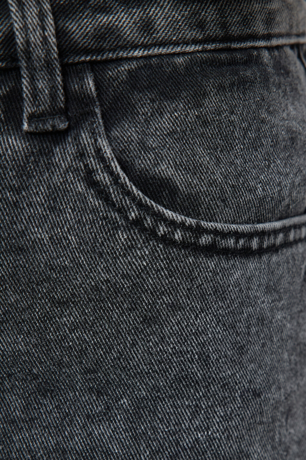 Джинсы mom's укороченные с высокой посадкой - цвет серый - 6