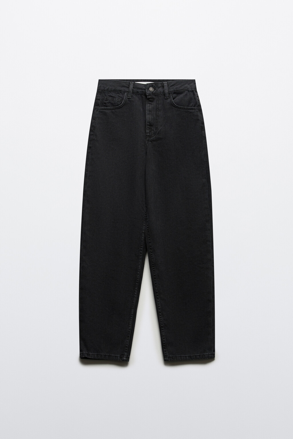 Джинсы mom fit укороченные - цвет серый - 7