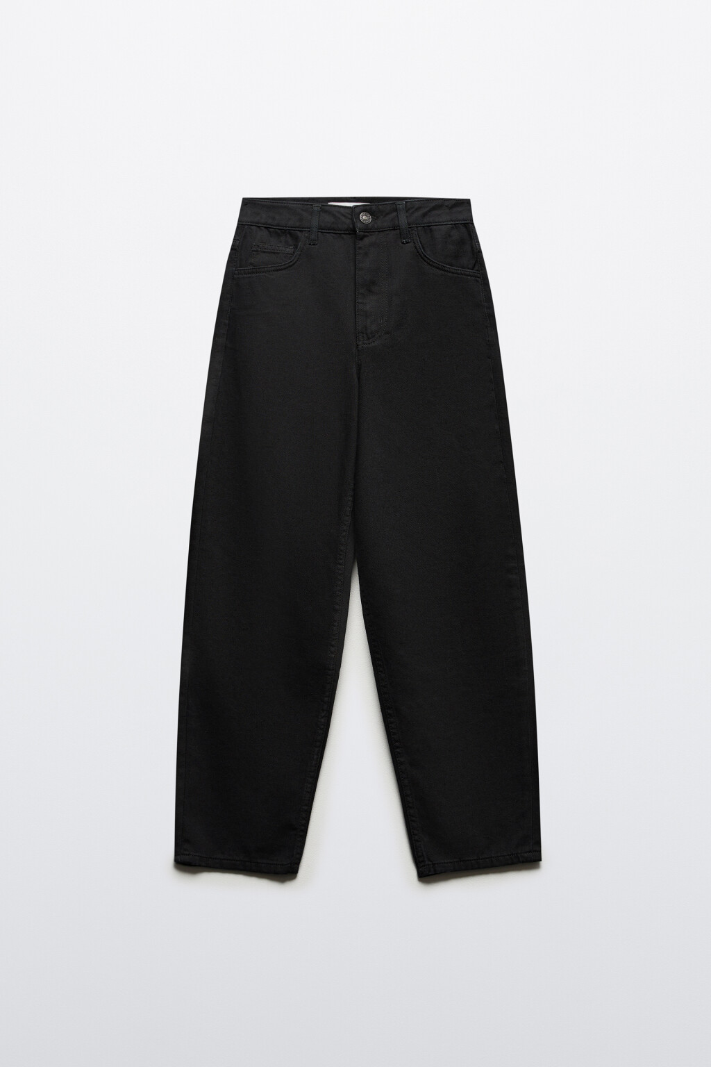 Джинсы mom fit укороченные - цвет черный - 7