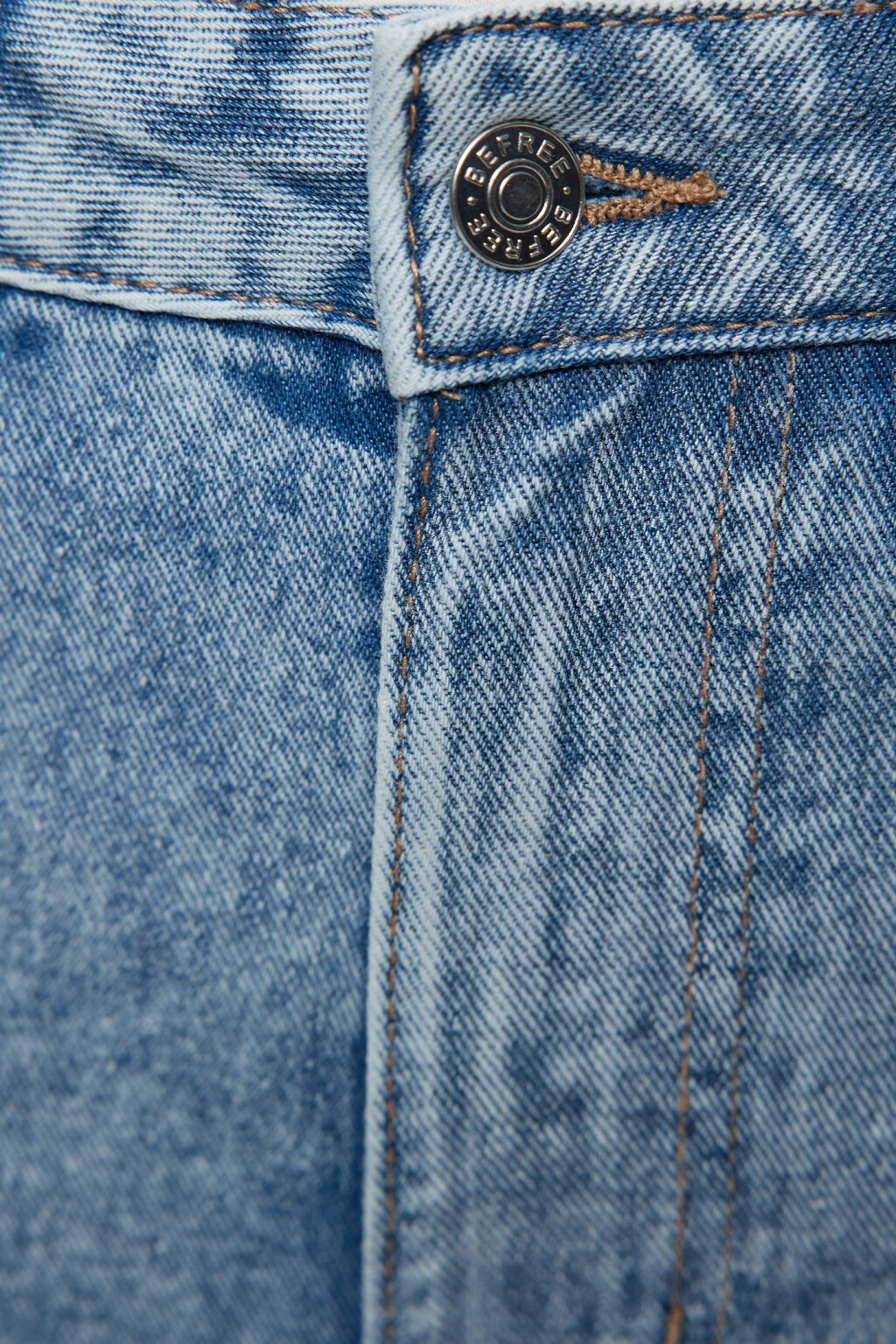 Джинсы mom's укороченные с высокой посадкой - цвет голубой - 5