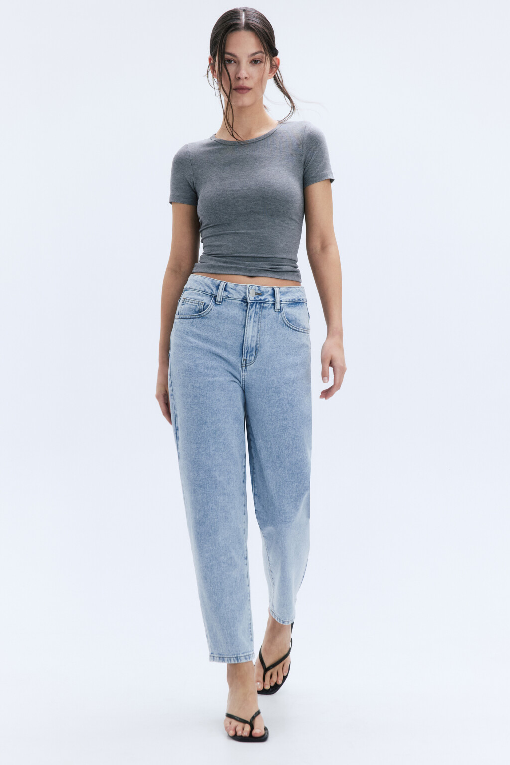 mom cropped jeans