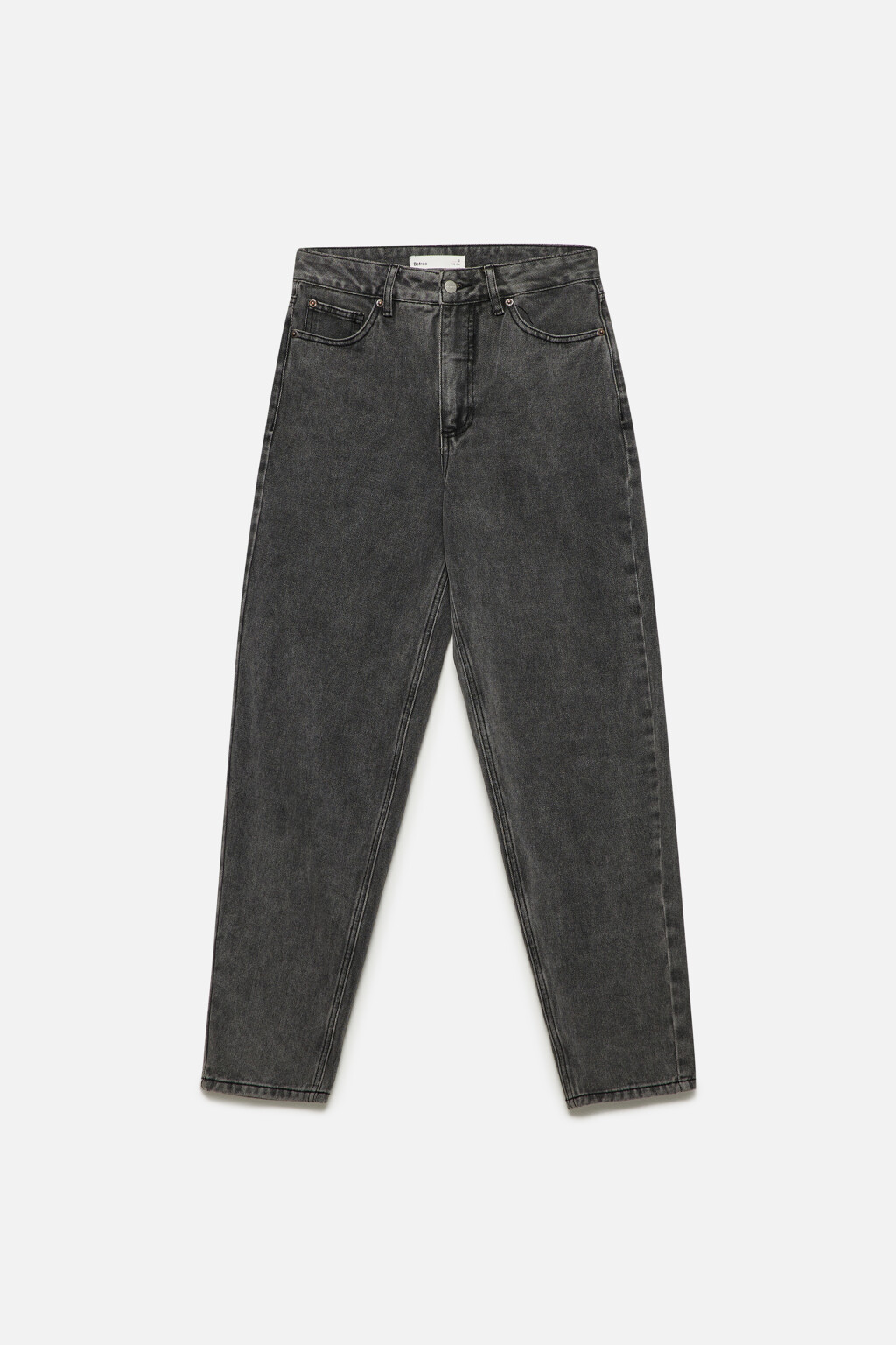 Джинсы MOM классические с высокой посадкой - цвет серый - 8