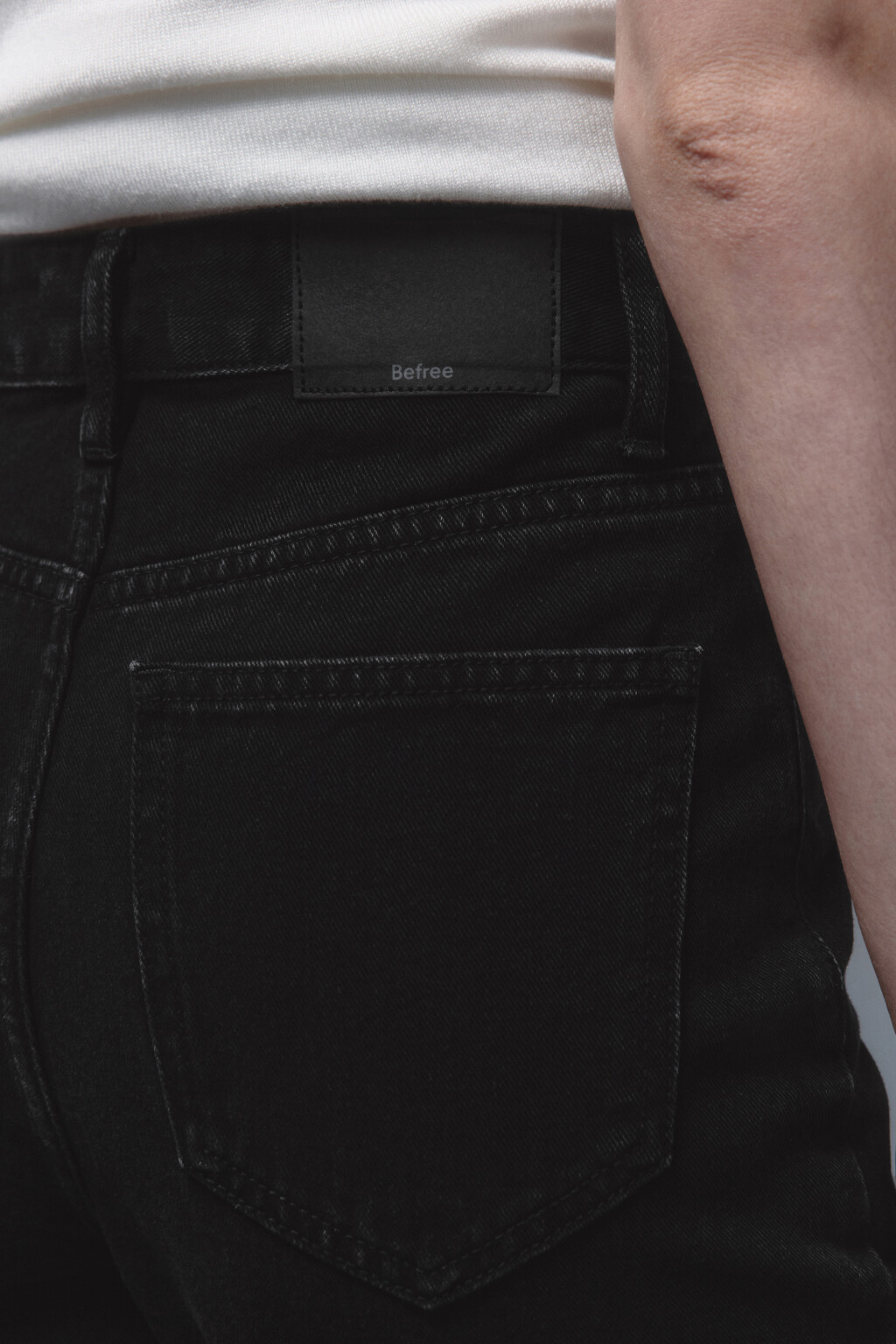 Джинсы mom fit с высокой посадкой - цвет черный - 7