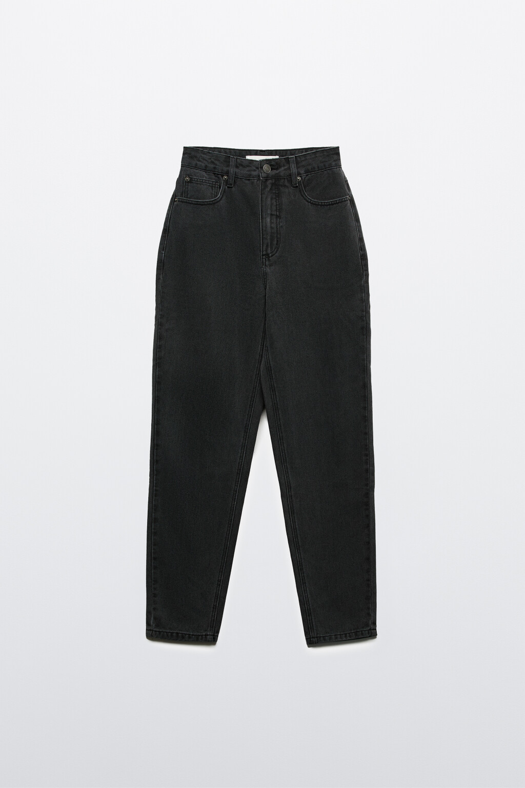 Джинсы mom fit с высокой посадкой - цвет серый - 7