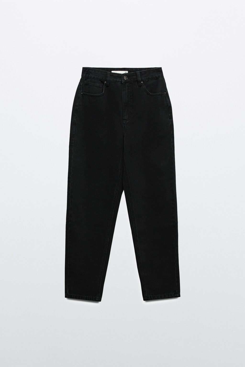 Джинсы mom fit с высокой посадкой - цвет черный - 7