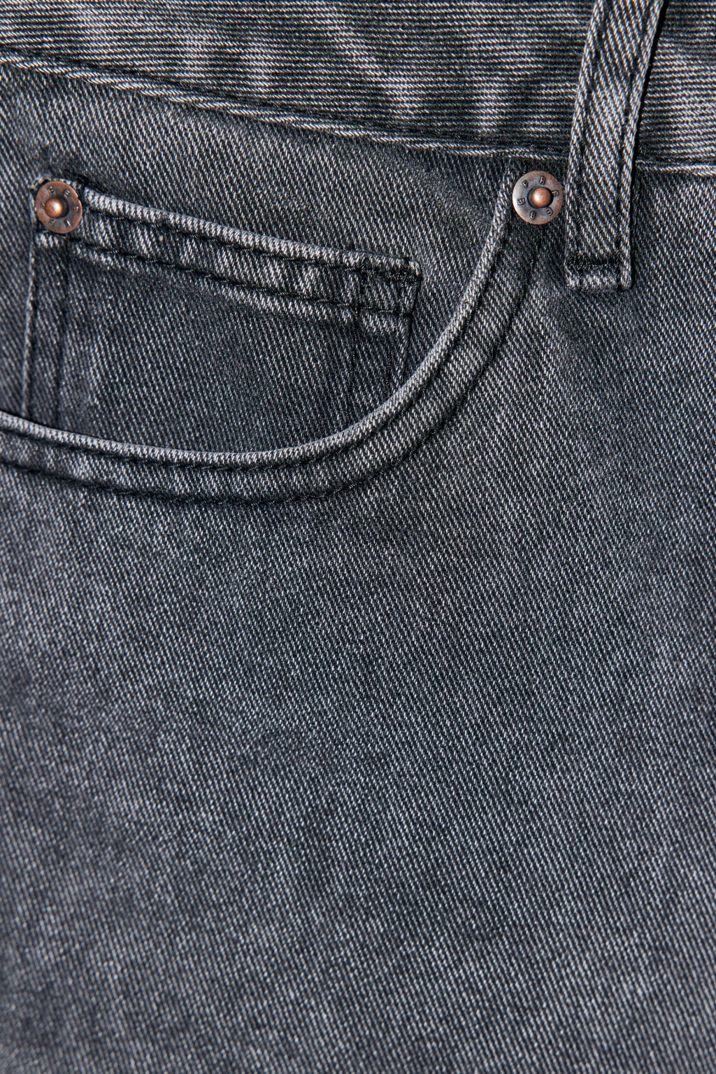 Джинсы MOM с высокой посадкой - цвет серый - 7