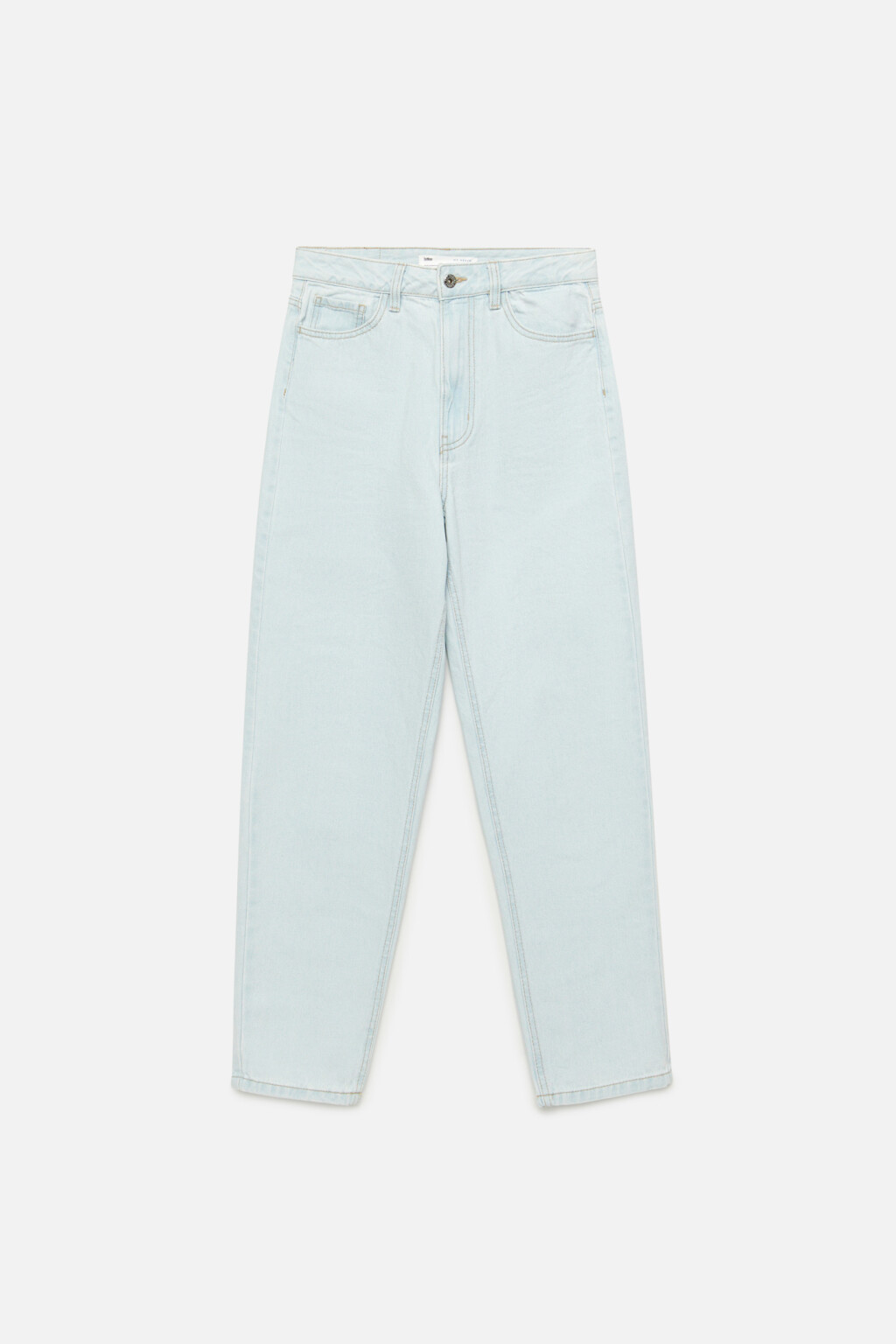 Джинсы mom с высокой посадкой - цвет голубой - 8