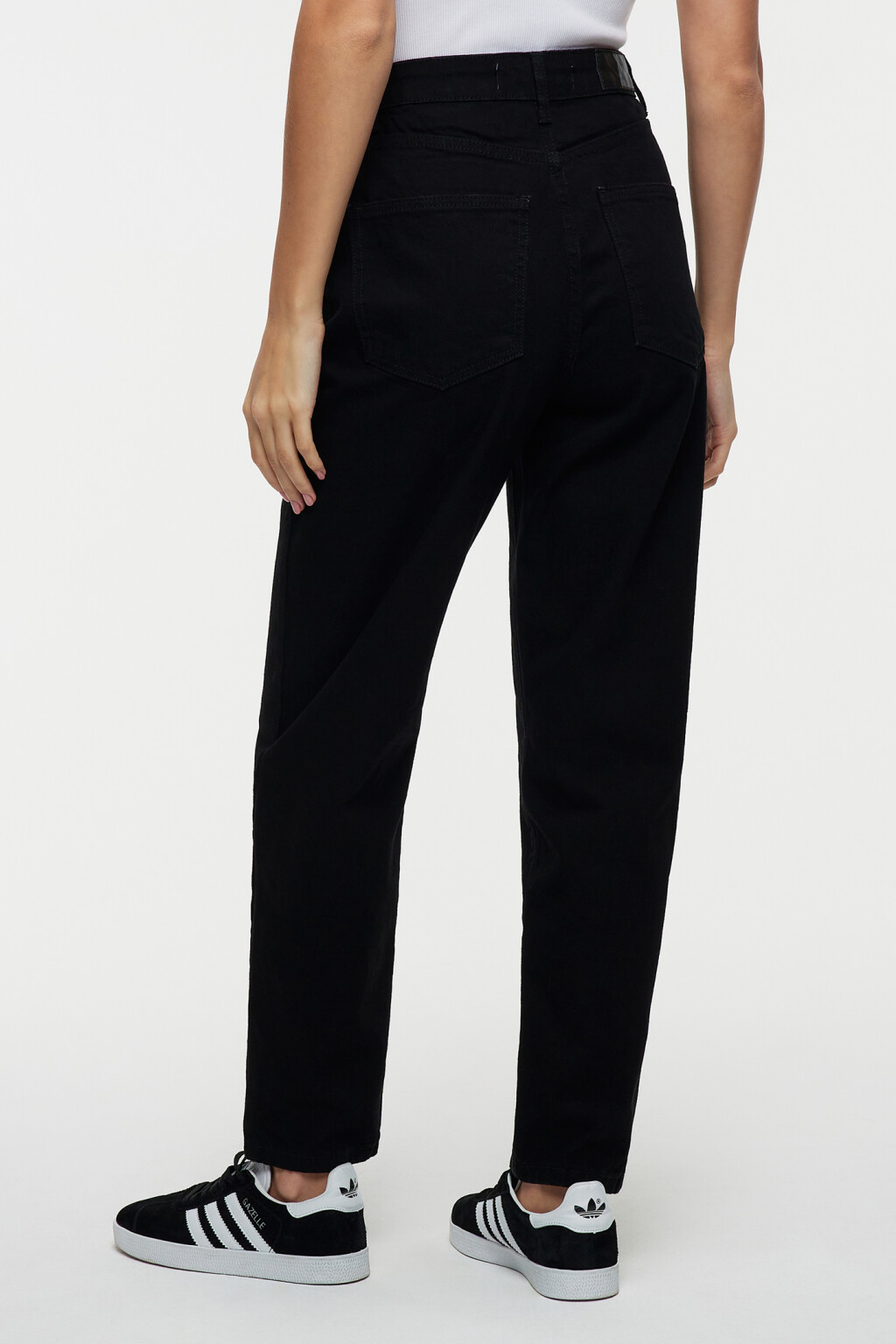 Джинсы mom light с высокой посадкой - цвет черный - 5