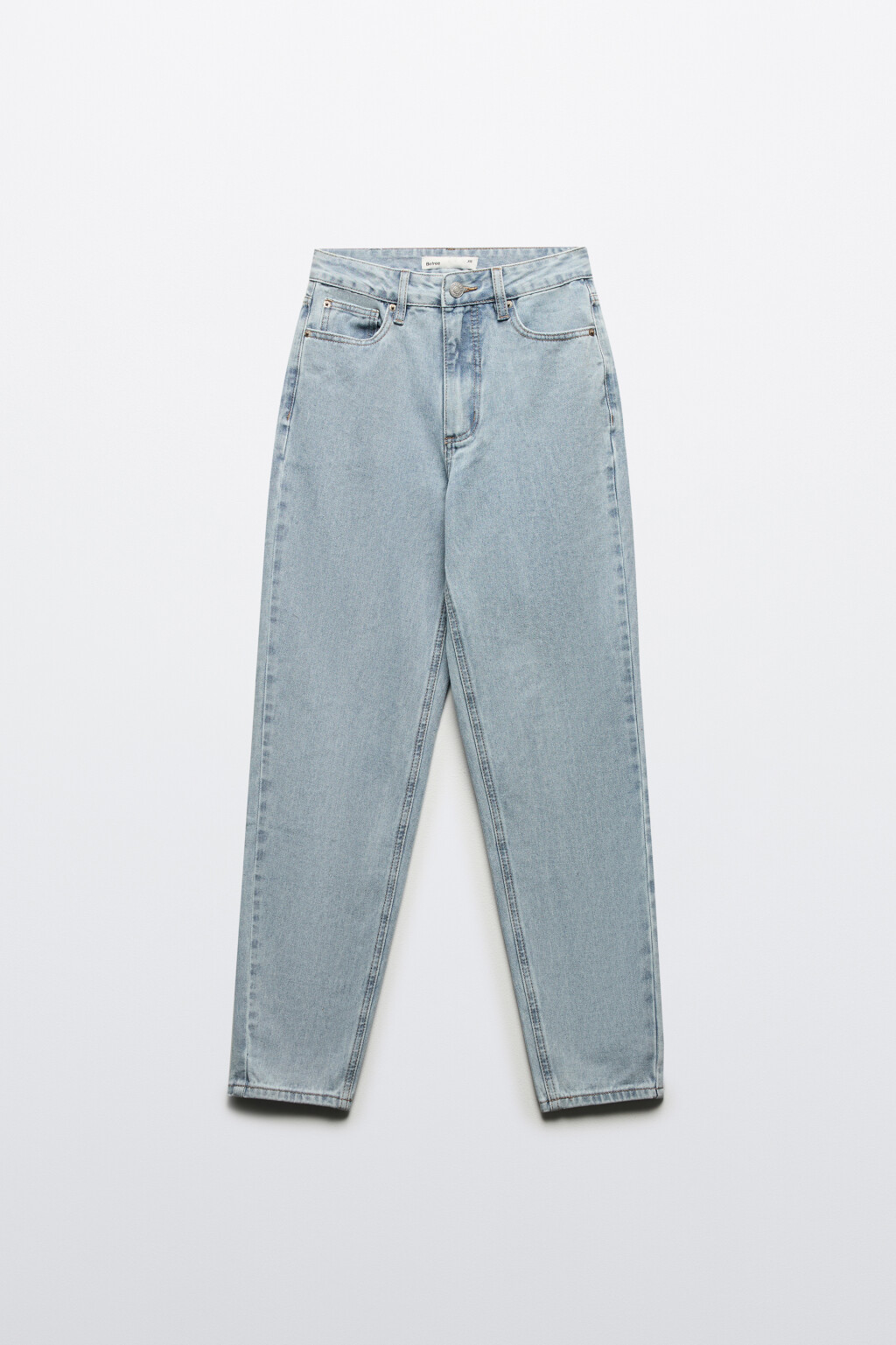 Джинсы mom fit с высокой посадкой - цвет голубой - 8