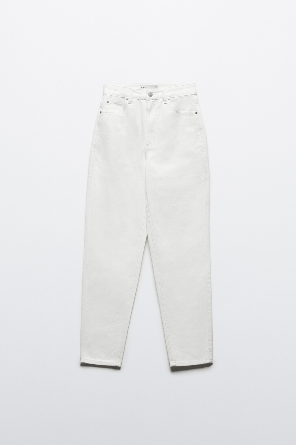 Джинсы mom fit с высокой посадкой - цвет белый - 7