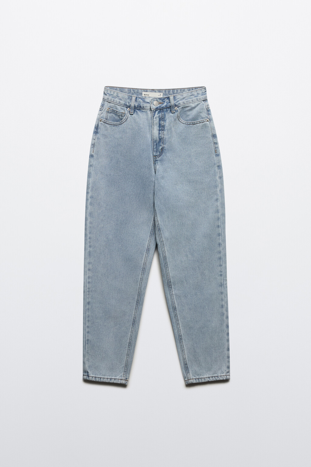 Джинсы mom fit с высокой посадкой - цвет голубой - 7