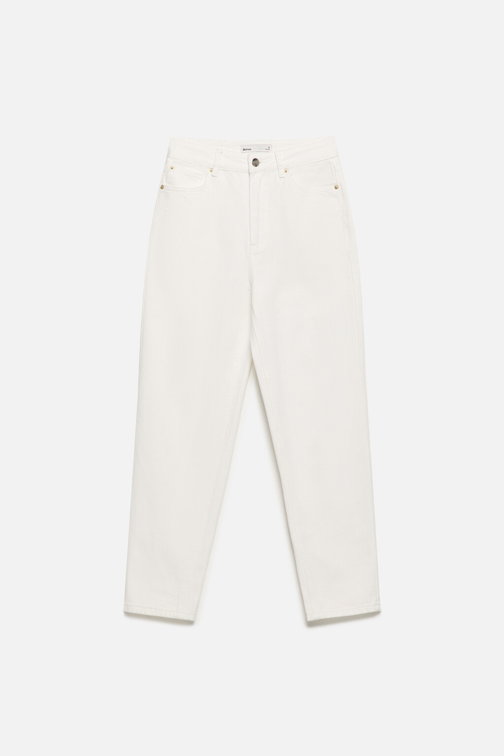 Джинсы mom с высокой посадкой - цвет белый - 9