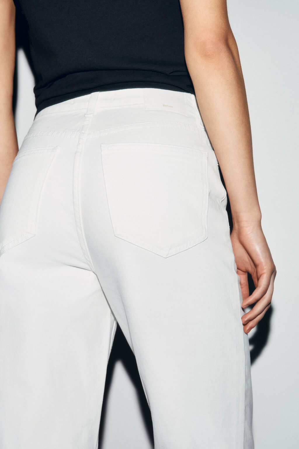 Джинсы mom fit с высокой посадкой - цвет белый - 6