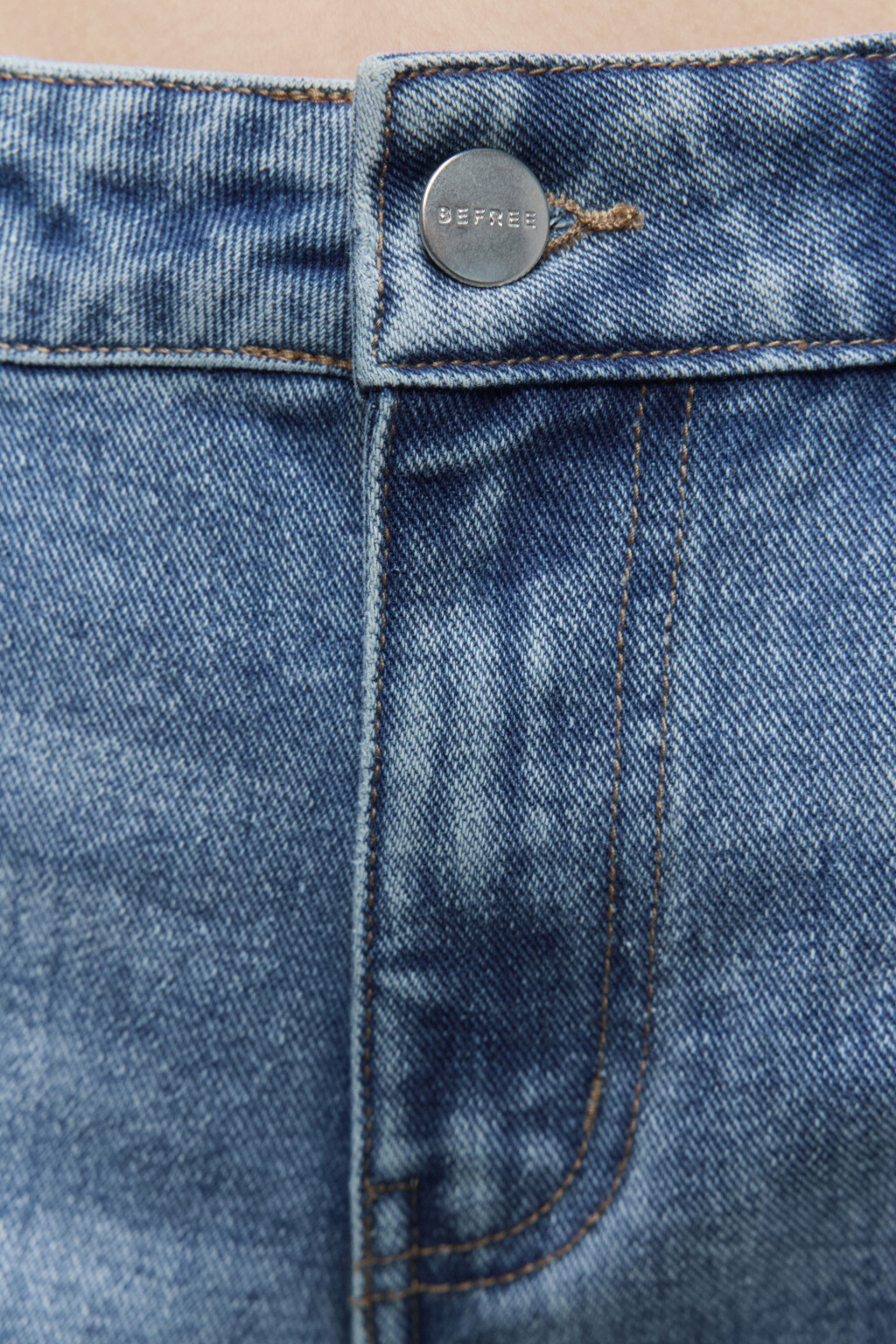 Шорты mom fit джинсовые с высокой посадкой - цвет голубой - 5