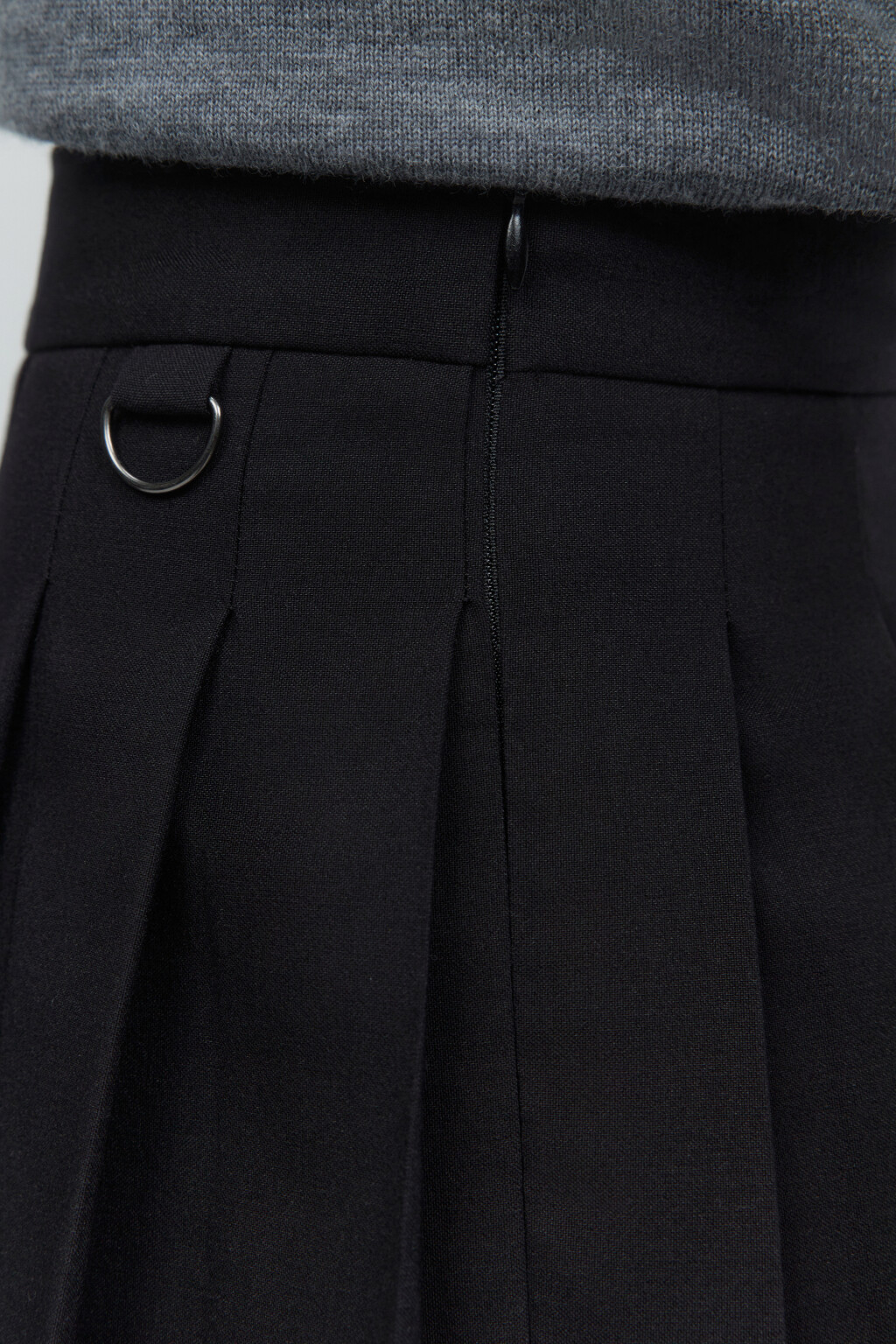 Юбка PleatSkirt мини плиссированная - цвет черный - 7